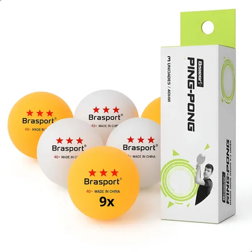 Kit 9 Bola De Tênis De Mesa Bolinhas De Ping Pong 3 Estrelas