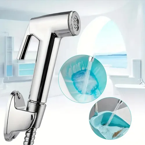 Ducha Higiênica Luxo 100% Metal Completa De Volta - R$ 22,99
