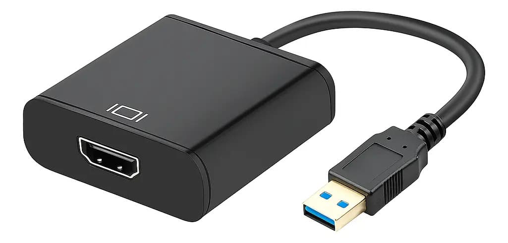 Cabo Adaptador Conversor Usb Para Hdmi Usb 3.0 Multitela Hdmi 1080p Pc Notebook Mac Tv Televisão Entrada Usb E Saída Hdmi Plug And Play Marca QueroCase