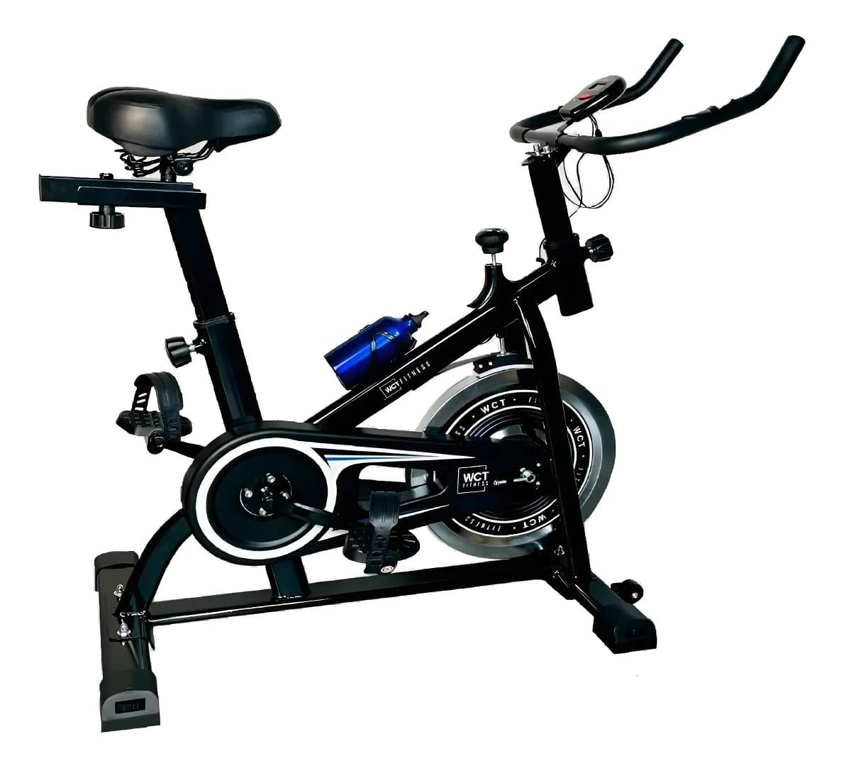 Bicicleta Spinning WCT Fitness Ergométrica 6Kg Aço Preto
