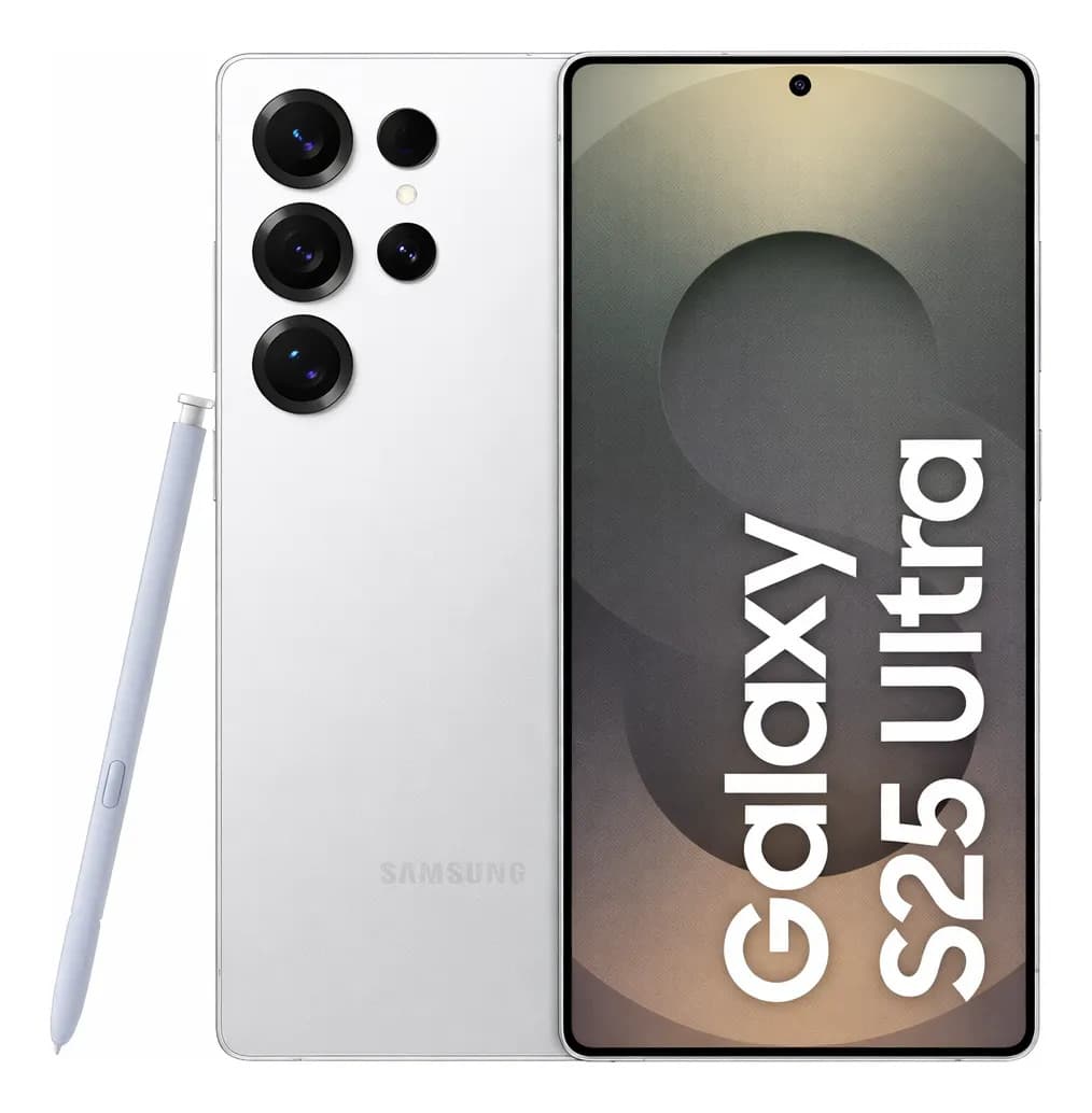 Celular Samsung Galaxy S25 Ultra 5G, 512GB, 12GB RAM, Câmera Quádrupla de 200+50+10+50, Tela Grande de 6.9" Titânio Prata