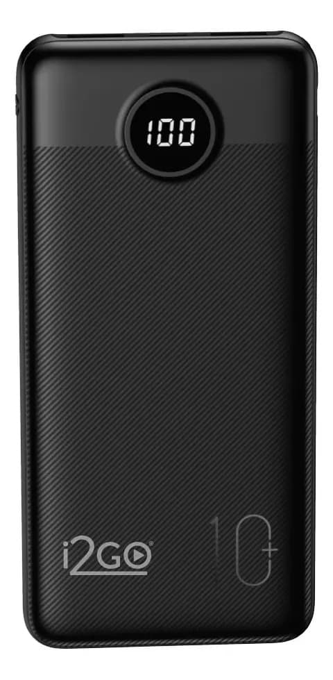 Carregador Portátil Power Bank Turbo i2GO 10000mah 20w Com Display Digital