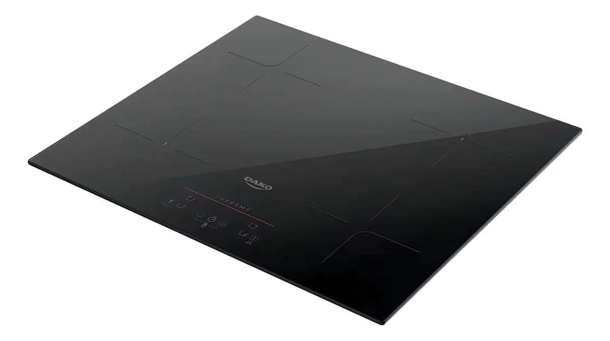 Cooktop de Indução 4 Bocas Preto com Trava de Segurança Dako Supreme