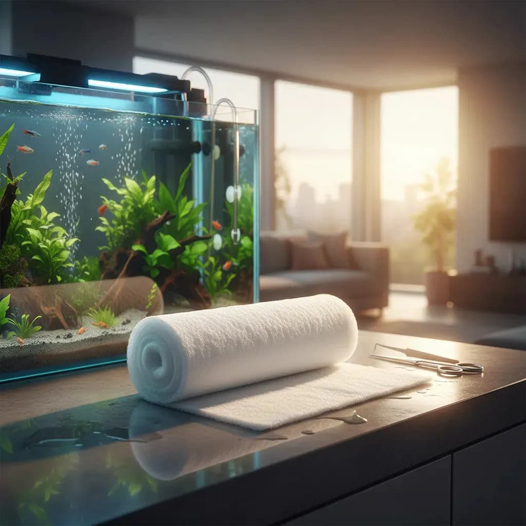 5 M² Manta Acrílica Perlon Filtros Aquário Lago