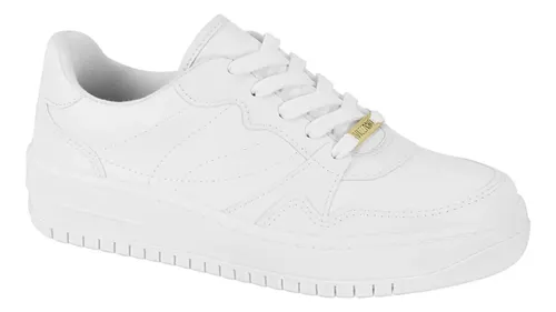 Tênis Vizzano Air Branco Feminino Plataforma Force Casual Es